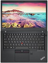 Lenovo ThinkPad T470s Touch 14", Intel Core i7-7600U, 20GB, 512GB SSD, WIN 10, Juodas цена и информация | Ноутбуки | pigu.lt