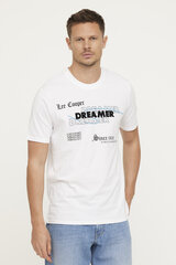 Marškinėliai vyrams Lee Cooper S562, balti kaina ir informacija | Vyriški marškinėliai | pigu.lt