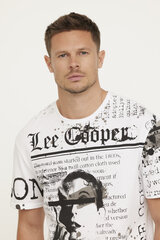 Marškinėliai vyrams Lee Cooper S519, balti kaina ir informacija | Vyriški marškinėliai | pigu.lt