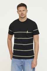Marškinėliai vyrams Lee Cooper S457, juodi kaina ir informacija | Vyriški marškinėliai | pigu.lt