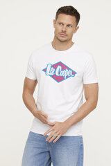 Marškinėliai vyrams Lee Cooper W200, balti kaina ir informacija | Vyriški marškinėliai | pigu.lt