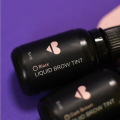 Skysti antakių dažai Belamu Brow Liquid Tint Black, 15 ml цена и информация | Карандаши, краска для бровей | pigu.lt