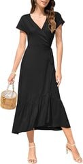 Женское платье Ginfonr, черное цена и информация | Платья | pigu.lt