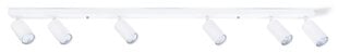 Светодиодный накладной настенно-потолочный галогенный светильник Kivi x6, белый цена и информация | Монтируемые светильники, светодиодные панели | pigu.lt