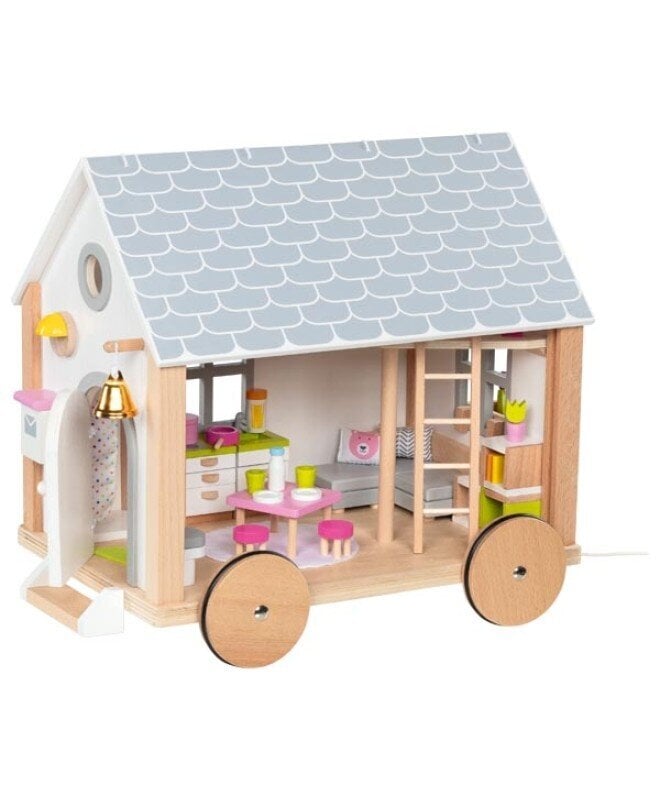 Lėlių namelis ant ratų Goki kaina ir informacija | Žaislai mergaitėms | pigu.lt