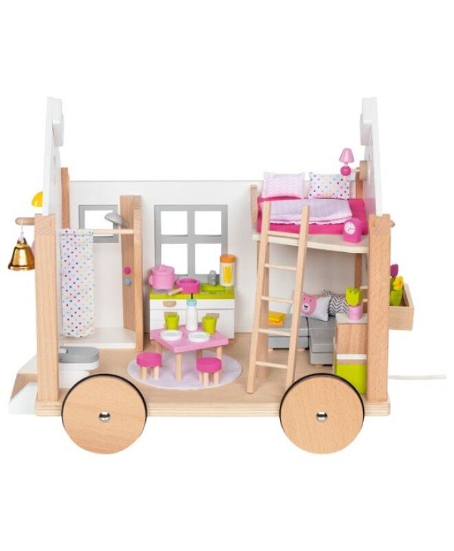 Lėlių namelis ant ratų Goki kaina ir informacija | Žaislai mergaitėms | pigu.lt