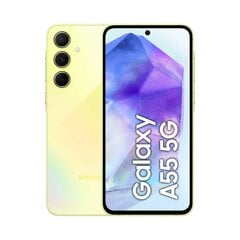 Samsung Galaxy A55 5G 8GB|128GB Awesome Lemon цена и информация | Мобильные телефоны | pigu.lt