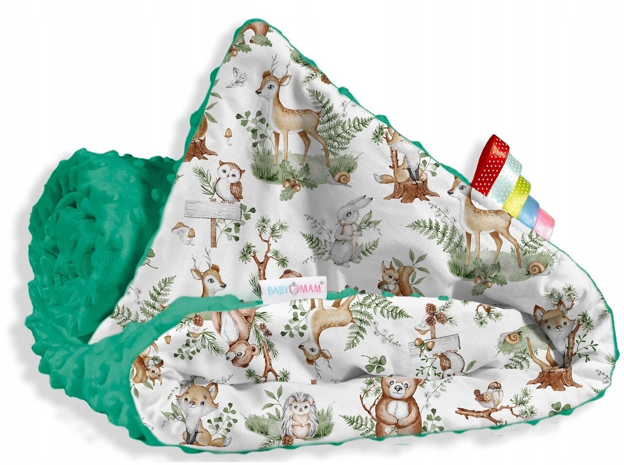 Babymam vaikiška dvipusė antklodė, 75x100 cm цена и информация | Patalynė kūdikiams, vaikams | pigu.lt