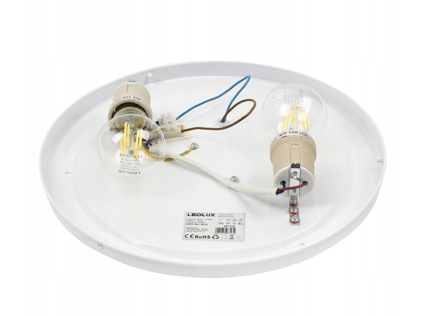 Led-lux lubinis šviestuvas AL-560 цена и информация | Lubiniai šviestuvai | pigu.lt