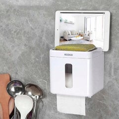 Sieninis tualetinio popieriaus laikiklis su lentyna kaina ir informacija | Vonios kambario aksesuarai | pigu.lt
