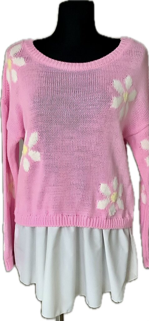 Megztinis moterims New Collection, rožinis kaina ir informacija | Megztiniai moterims | pigu.lt