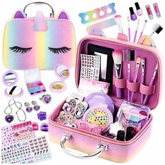 Kosmetikos rinkinys vaikams LeanToys Beauty Set in Glitter Suitcase цена и информация | Косметика для мам и детей | pigu.lt