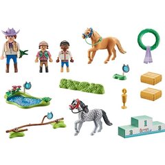 71495 PLAYMOBIL® Horses of Waterfall, žirgynas цена и информация | Конструкторы и кубики | pigu.lt