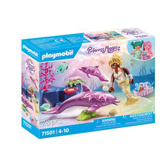 71501 PLAYMOBIL® Princess Magic, undinėlė su delfinais цена и информация | Конструкторы и кубики | pigu.lt