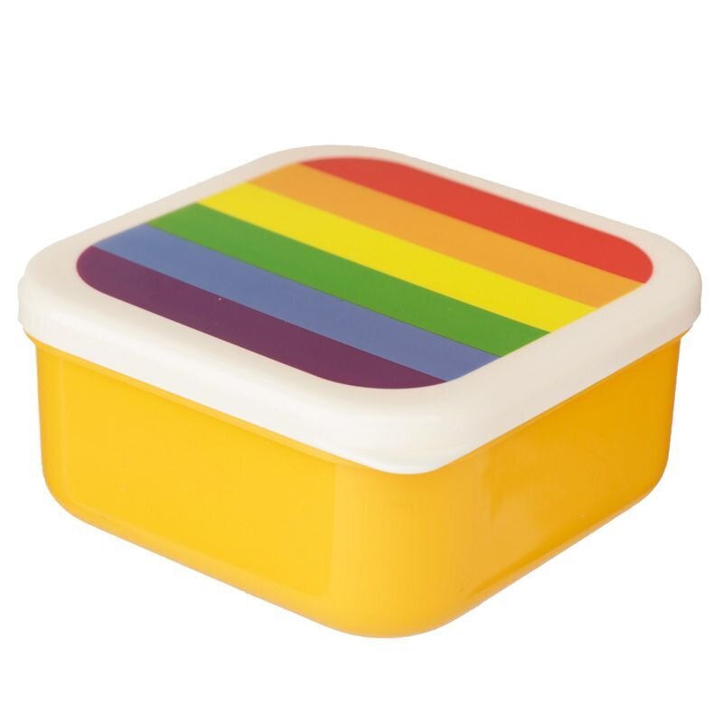 Vaikiškas priešpiečių dėžučių komplektas, S/M/L, Rainbow цена и информация | Maisto saugojimo  indai | pigu.lt