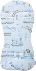 Vežimėlio dvipusis įdėklas Babymam, Blue, 71x35 cm kaina ir informacija | Vežimėlių priedai | pigu.lt