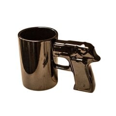 Puodelis Šautuvas, juodas kaina ir informacija | Originalūs puodeliai | pigu.lt