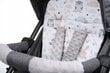 Vežimėlio dvipusis įdėklas Babymam, Gray, 71x35 cm цена и информация | Vežimėlių priedai | pigu.lt