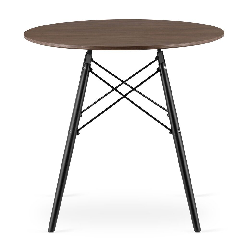Stalas, rudas kaina ir informacija | Virtuvės ir valgomojo stalai, staliukai | pigu.lt