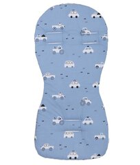 Двусторонний вкладыш в коляску  Babymam, Gray/Blue, 71x35 cm цена и информация | Аксессуары для колясок | pigu.lt