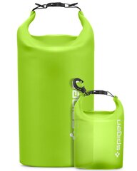 Spigen Aqua Shield A630 bag waterproof 20 l + bag 2 l - green kaina ir informacija | Telefonų dėklai | pigu.lt