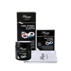 Очиститель для ювелирных изделий Hagerty Fine Stone Clean + Fine Stone Cloth, 2 шт. цена и информация | Очистители | pigu.lt