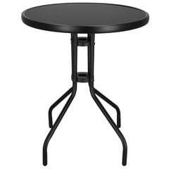 Sodo stalas Springos GF0082, juodas kaina ir informacija | Lauko stalai, staliukai | pigu.lt