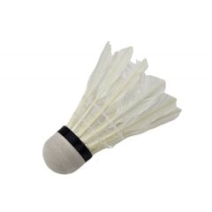 Badmintono skrajukai Shuttlecocks, 3 vnt, balti цена и информация | Бадминтон | pigu.lt