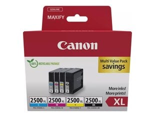 Canon PGI-2500XL Ink Cartridge BK/C/M/Y MULTI цена и информация | Принтеры | pigu.lt