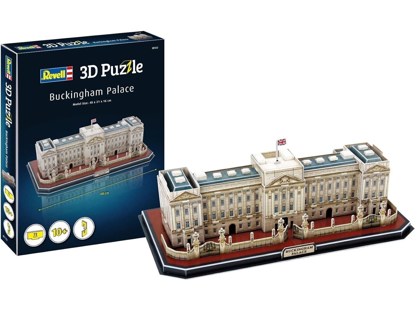 3D Dėlionė Revell Buckingham Palace, 72 d. kaina ir informacija | Dėlionės (puzzle) | pigu.lt