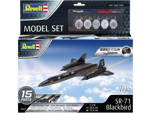 Konstruktorius Revell - Lockheed SR-71 Blackbird easy-click-system dovanų komplektas, 1/110, 63652 kaina ir informacija | Konstruktoriai ir kaladėlės | pigu.lt