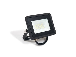 Prožektorius - LED halogeninis 20W - Juodas - Šiltai baltas (3000K) kaina ir informacija | Žibintuvėliai, prožektoriai | pigu.lt