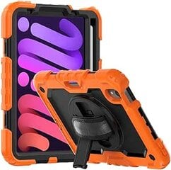 Planšetinio kompiuterio "iPad Mini 6 8.3" dėklas, skirtas "iPad Mini 6 8.3" 8.3 Armoured Black Orange kaina ir informacija | Planšečių, el. skaityklių dėklai | pigu.lt