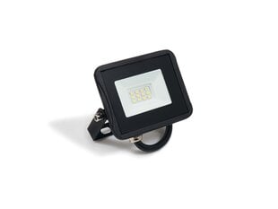 Prožektorius - LED halogeninis 10W - Juodas - Šaltai baltas (6000K) kaina ir informacija | Žibintuvėliai, prožektoriai | pigu.lt