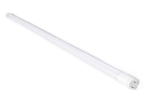 LED liuminescencinis vamzdis T8 - 18W - 120cm - maitinimas iš vienos pusės - šaltai baltas (6000K) kaina ir informacija | Elektros lemputės | pigu.lt