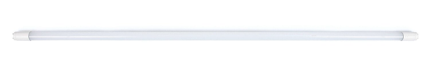 LED liuminescencinis vamzdis T8 - 18W - 120cm - maitinimas iš vienos pusės - šaltai baltas (6000K) kaina ir informacija | Elektros lemputės | pigu.lt