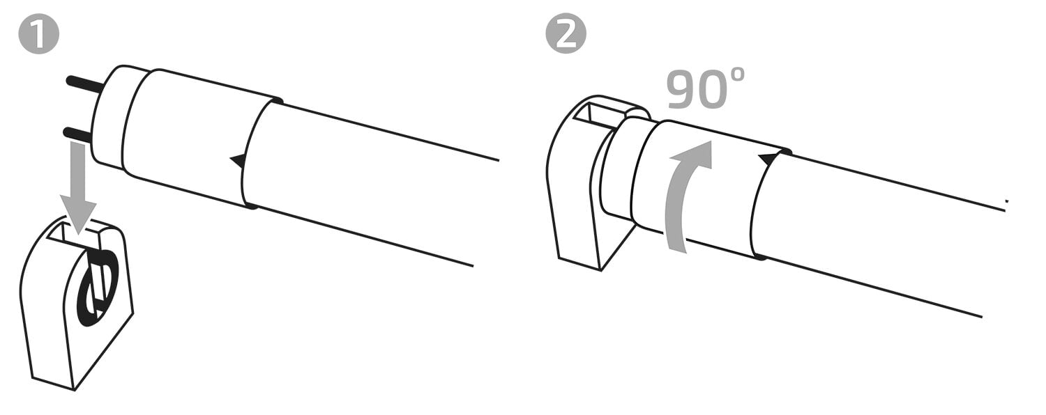 LED liuminescencinis vamzdis T8 - 24W - 150cm - maitinimas iš vienos pusės - neutrali balta (4500K) цена и информация | Elektros lemputės | pigu.lt