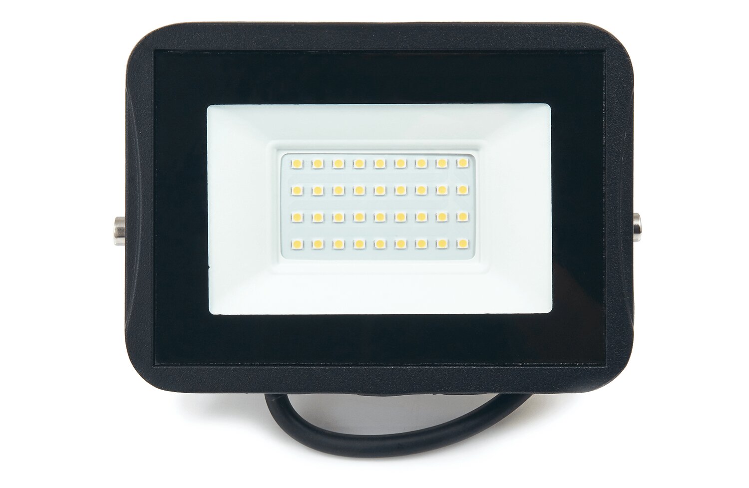 Prožektorius - LED halogeninis 30W - Juodas - Neutralios baltos spalvos (4500K) kaina ir informacija | Žibintuvėliai, prožektoriai | pigu.lt