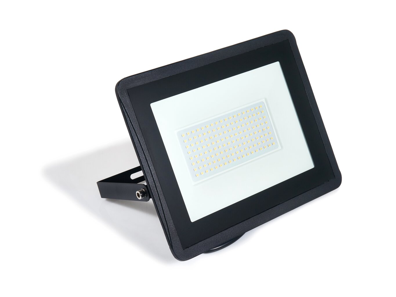 Prožektorius - LED halogeninis 100W - Juodas - Neutraliai baltas (4500K) kaina ir informacija | Žibintuvėliai, prožektoriai | pigu.lt