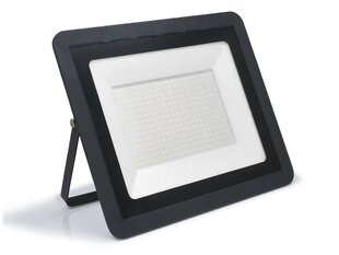 Prožektorius - LED halogeninis 200W - Juodas - Neutraliai baltas (4500K) kaina ir informacija | Žibintuvėliai, prožektoriai | pigu.lt