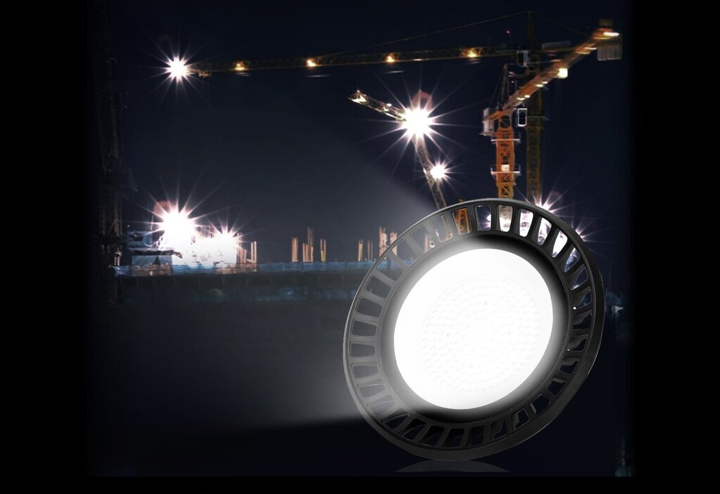 Pramoninis šviestuvas High Bay LED UFO, baltas kaina ir informacija | Lauko šviestuvai | pigu.lt