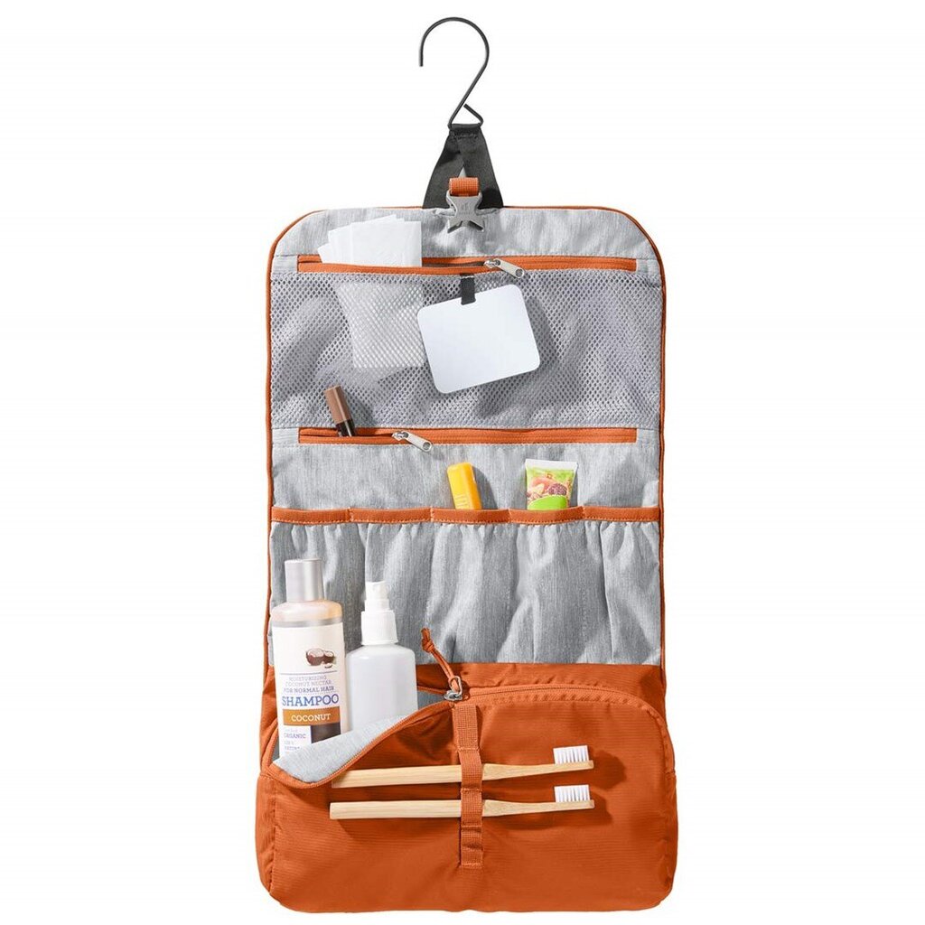 Pakabinamas kosmetikos krepšys Deuter Wash Bag II, rudas kaina ir informacija | Kosmetinės, veidrodėliai | pigu.lt