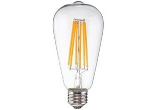 LED lemputė E27 6W ST64 Filament Retro - šiltai balta (3000K) kaina ir informacija | Polux Santechnika, remontas, šildymas | pigu.lt