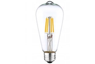 LED lemputė E27 8W ST64 Filament Retro - šiltai balta (2700K) kaina ir informacija | Elektros lemputės | pigu.lt