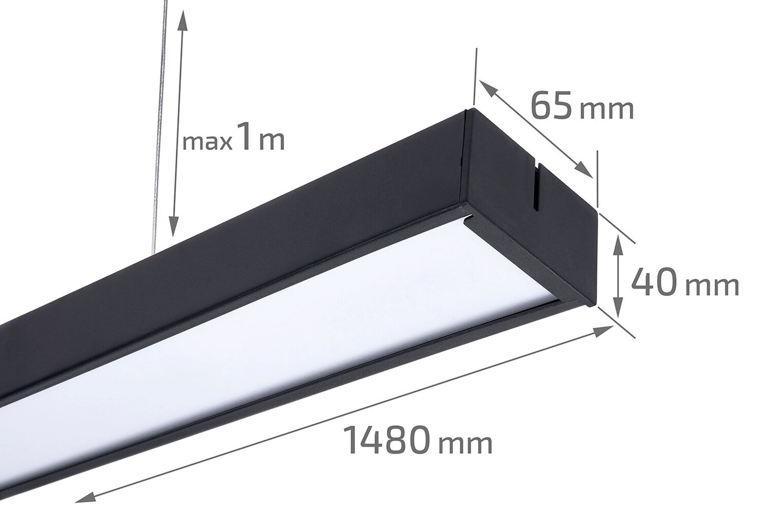 Lumenix pakabinamas šviestuvas LED Linea kaina ir informacija | Pakabinami šviestuvai | pigu.lt