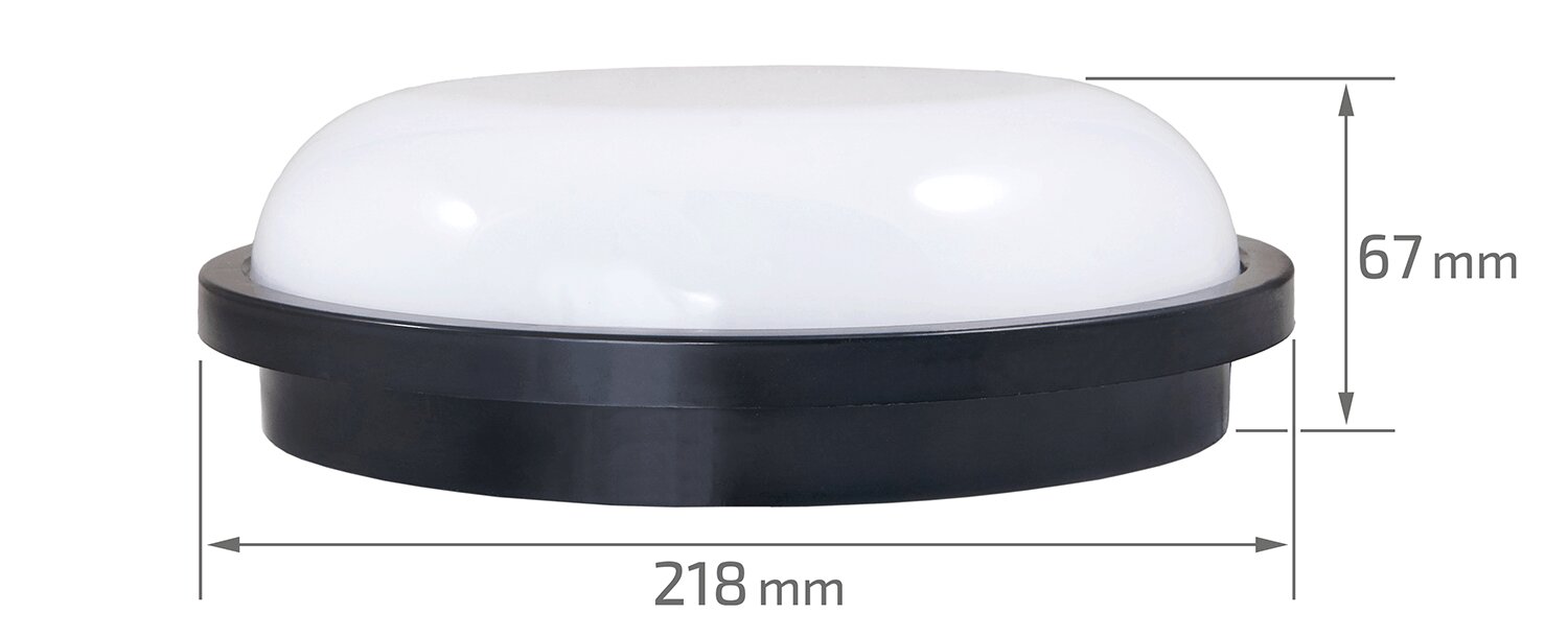 Kanalo apšvietimas IP65 LED Torton 20W Black - Neutrali balta (4000K) kaina ir informacija | Lubiniai šviestuvai | pigu.lt