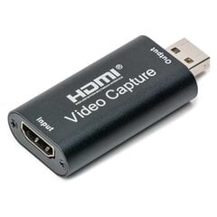 "Fusion" vaizdo signalo keitiklis iš HDMI į USB, juodas kaina ir informacija | Adapteriai, USB šakotuvai | pigu.lt