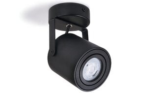 Накладной галогенный настенно-потолочный светильник LED Cubo Flex x1, черный цена и информация | Потолочные светильники | pigu.lt