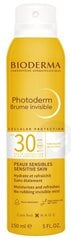 Солнцезащитный спрей Bioderma Photoderm Brume SPF-30, 150 мл цена и информация | Кремы для автозагара | pigu.lt
