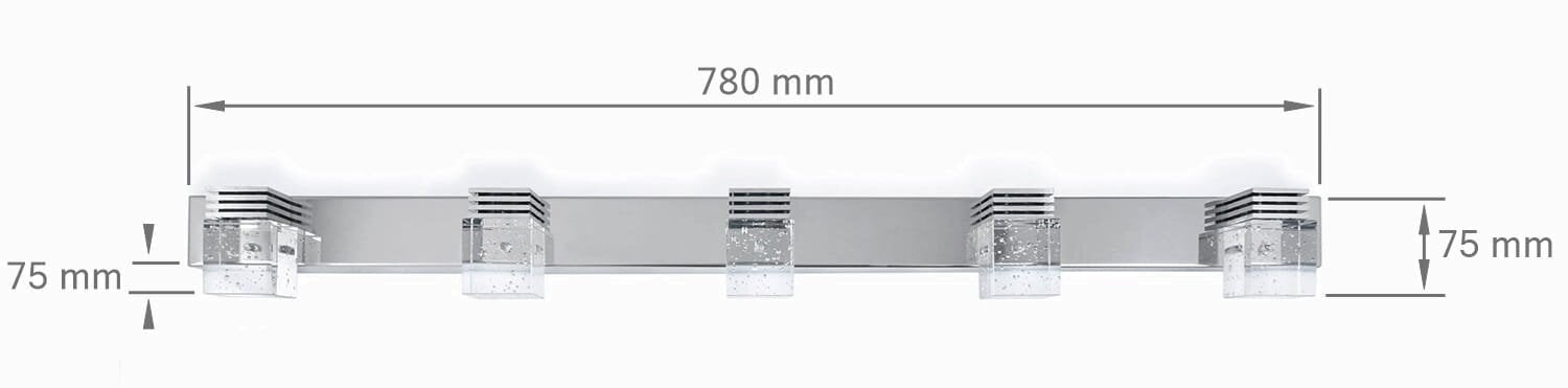 Koloreno LED sieninis šviestuvas Melman kaina ir informacija | Sieniniai šviestuvai | pigu.lt